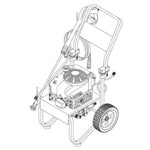 BRIGGS AND STRATTON Pressure Washer HPP1778-1 - Model Identification Image